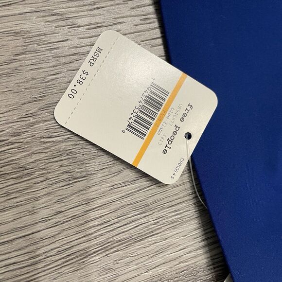 New Free People Women's Nina Neo Bandeau, Blue Flame, Small NEW NWT FP RET $38! - Picture 4 of 5